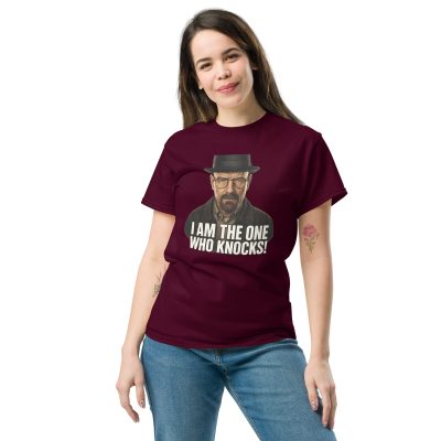 Bold "I am the One Who Knocks" Unisex Tee for Iconic Style