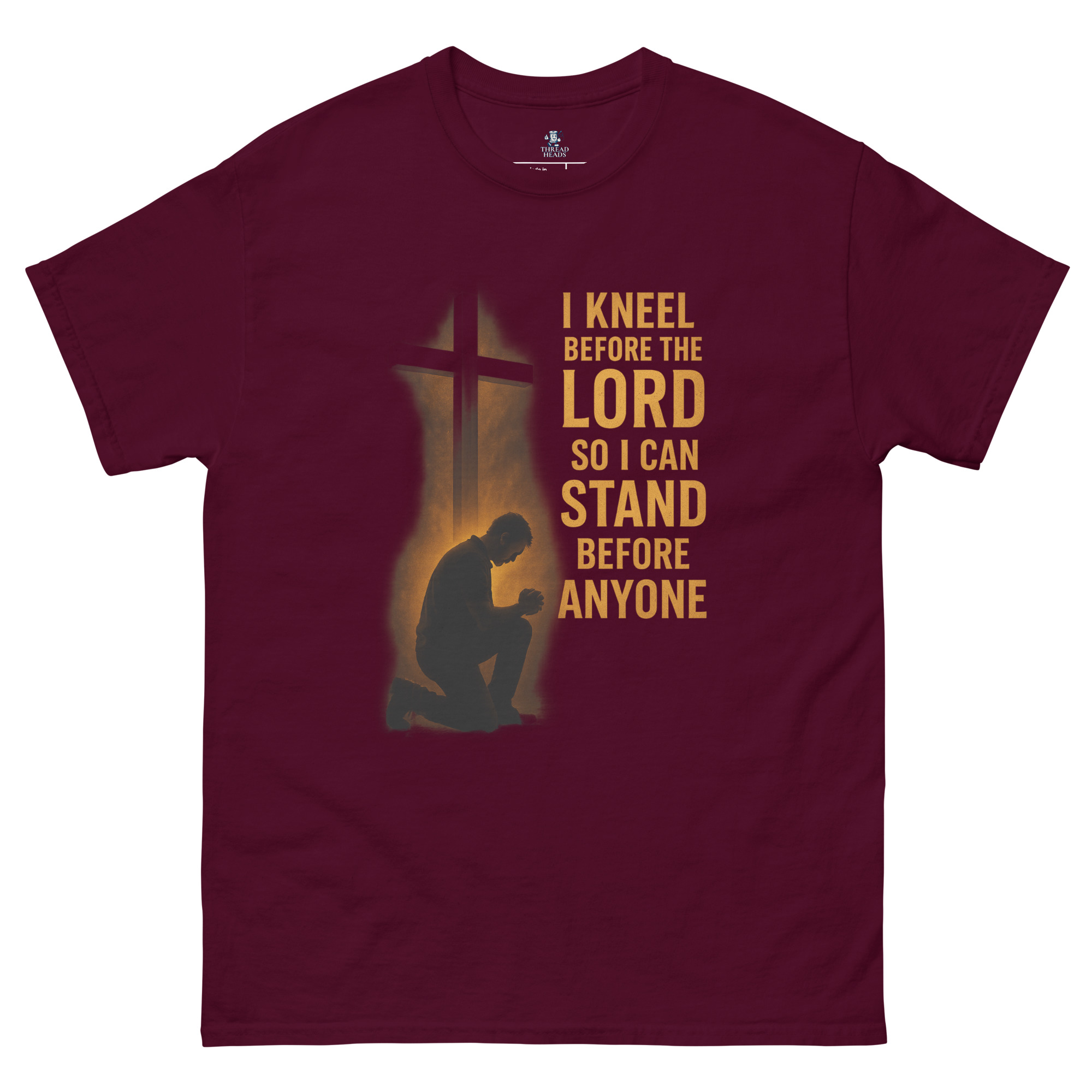 Faith-Inspired "Kneel Before The Lord" Tee - Unisex Comfort